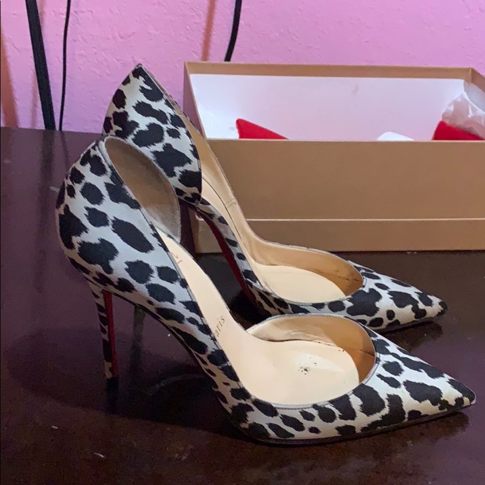 Louboutin Paris - Iriza 100 Leopardino